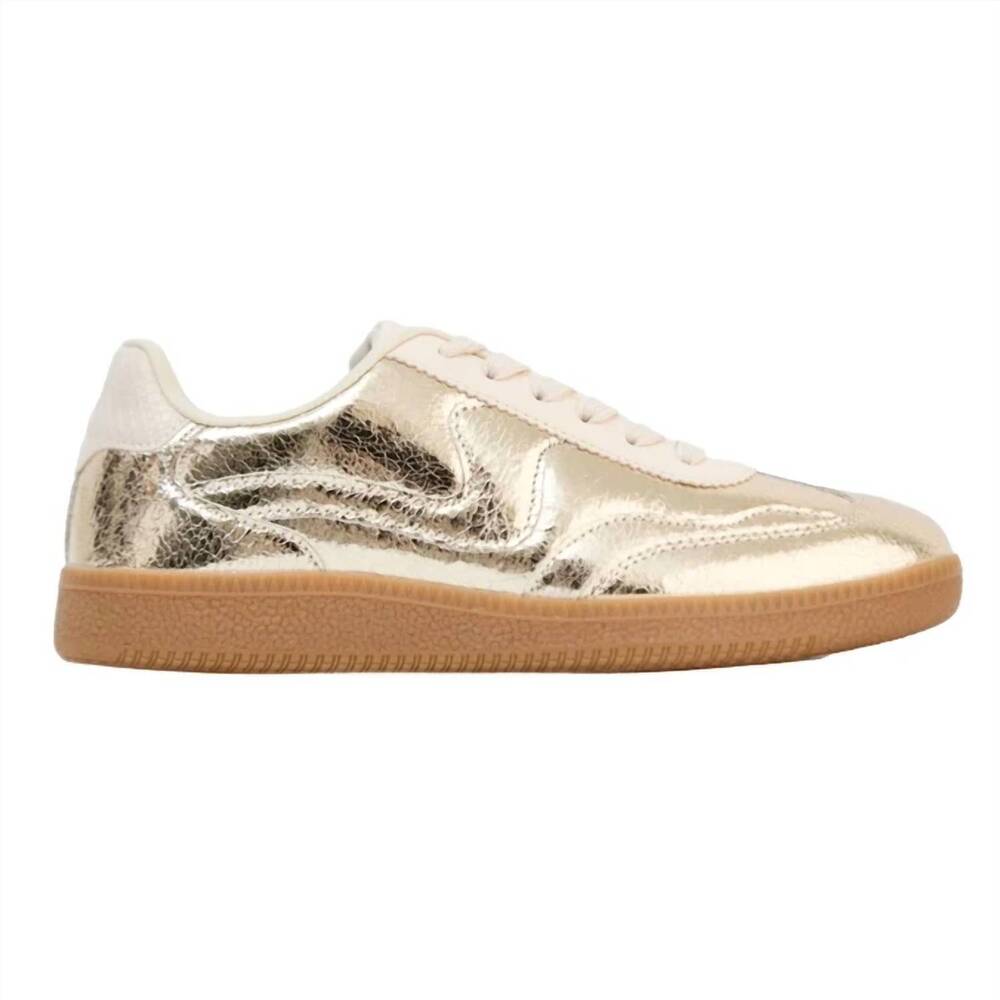 NEW MAKER'S women's mel sneakers in gold